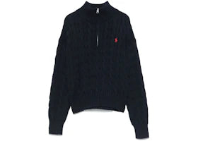 Polo Ralph Lauren Half Zipper Long Sleeve Pullover Hunter Navy
