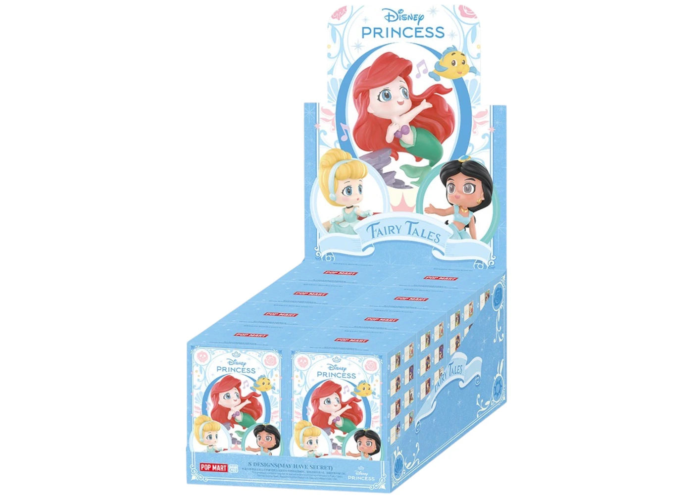 Pop Mart Disney Prinzessinnen Märchen Serie Szenensets Versiegelter Karton (8 Blindboxen)