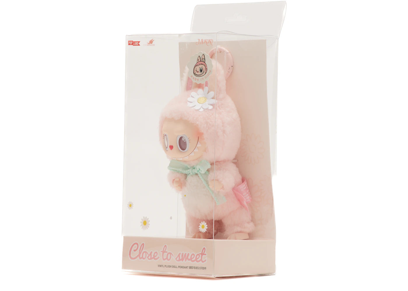 Pop Mart Labubu Mokoko Close to Sweet Vinyl Plush Pendant
