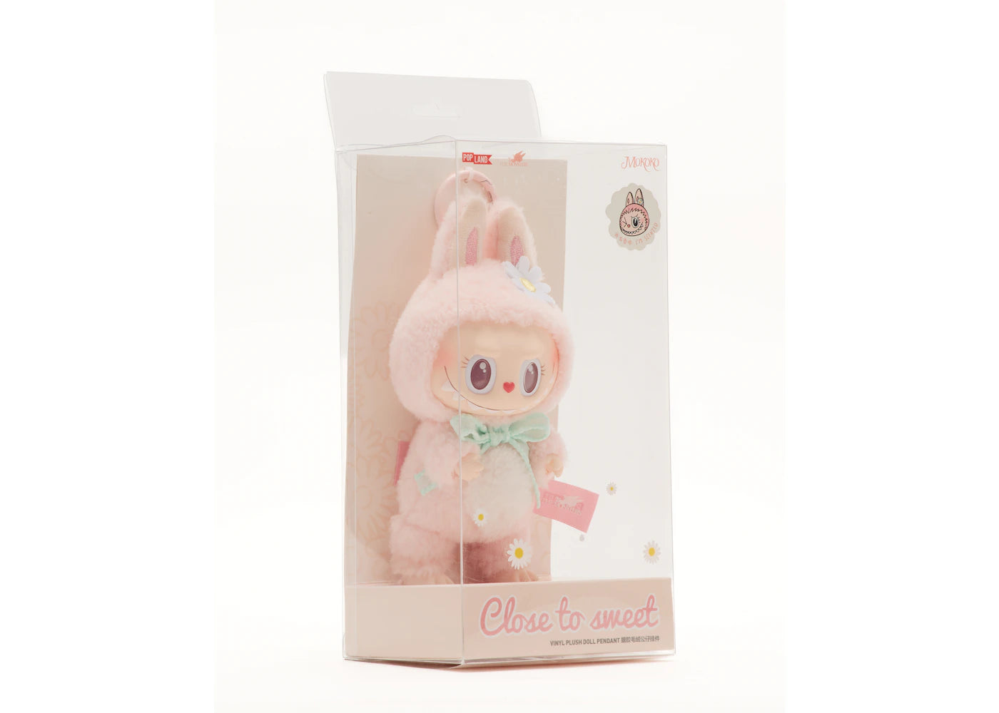 Pop Mart Labubu Mokoko Close to Sweet Vinyl Plush Pendant
