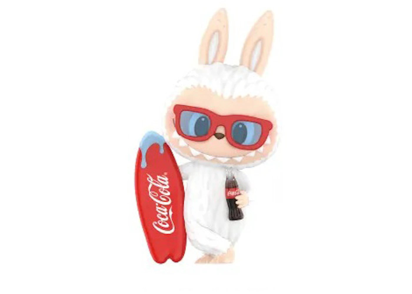 Pop Mart Labubu The Monsters Coca-Cola Series Surf with Me Figure sneakers - authentic Pop Mart shoes