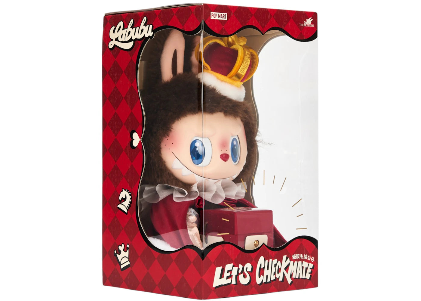 Pop Mart Labubu The Monsters Let's Checkmate Series Vinyl Plush Doll