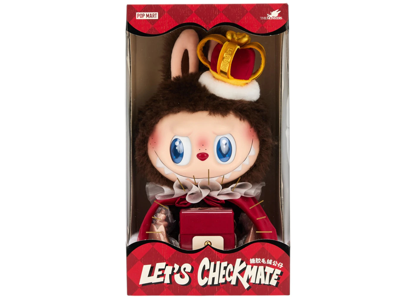 Pop Mart Labubu The Monsters Let's Checkmate Series Vinyl Plush Doll