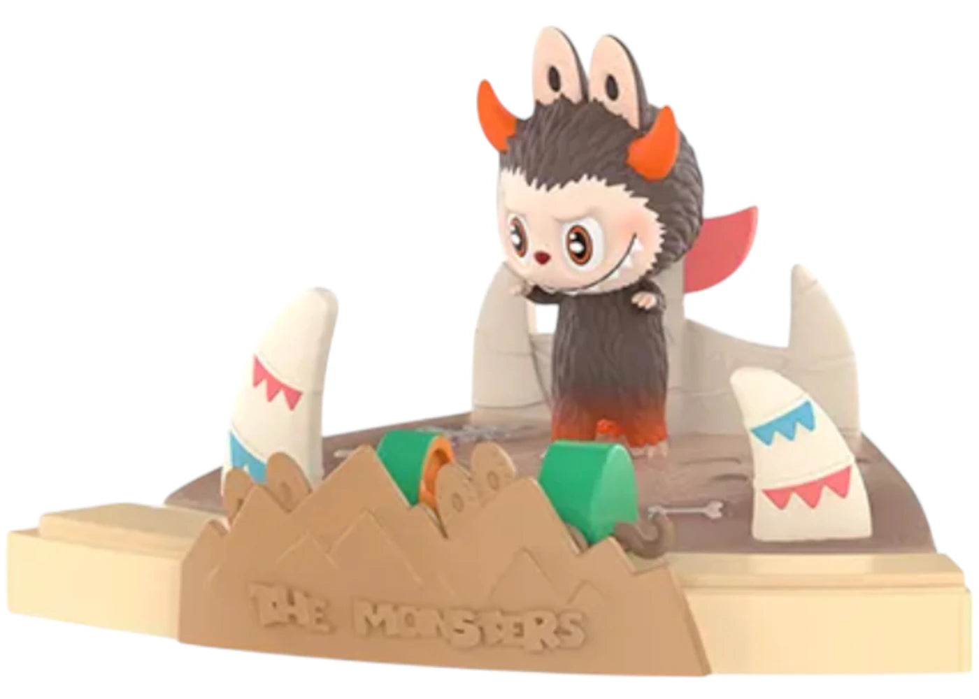 Pop Mart Labubu The Monsters Playing Games Series Scene Here There Be Monsters Figure Set