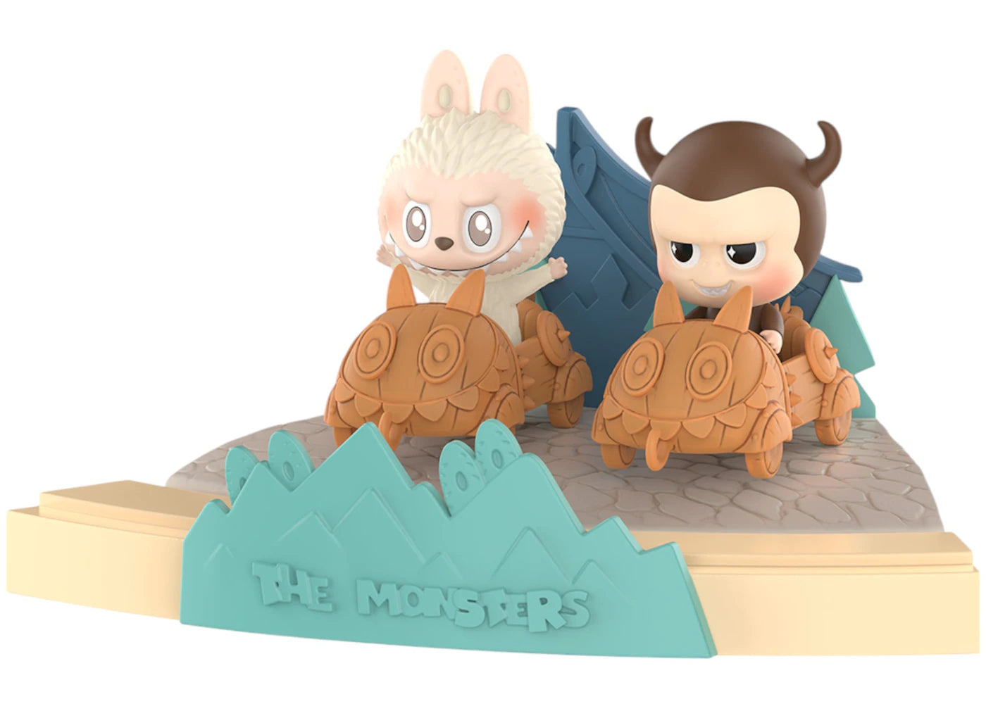 Pop Mart Labubu The Monsters Playing Games Series Scene Knight Duel Figure Set