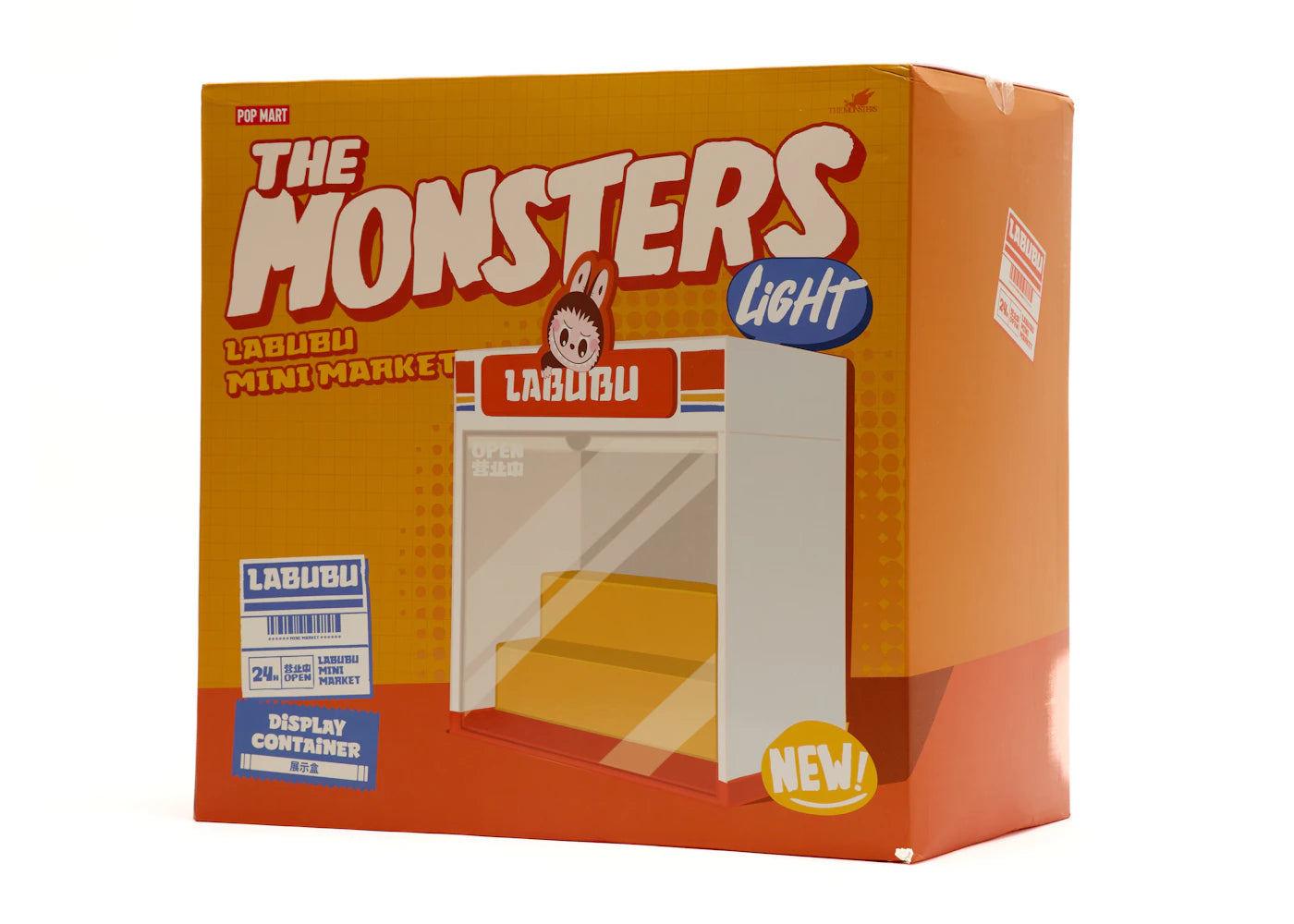 Pop Mart Labubu Die Monster Wacky Mart Serie Displaybehälter