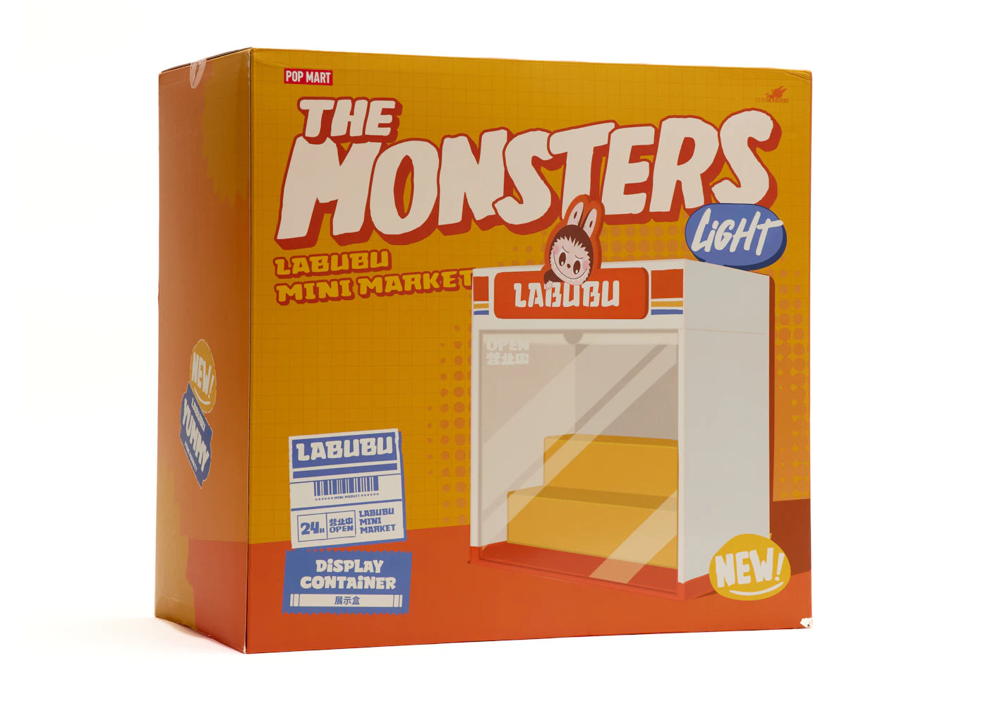 Pop Mart Labubu The Monsters Wacky Mart Series Display Container