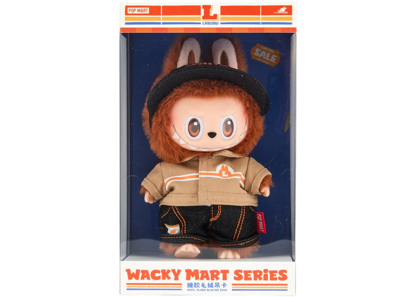 Pop Mart Labubu The Monsters Wacky Mart Series Vinyl Plush Hanging Card