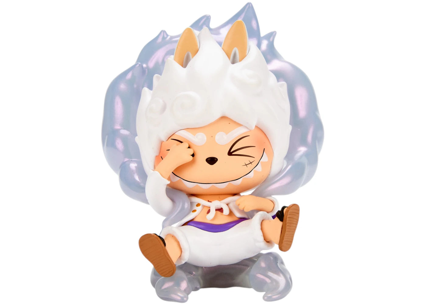 Pop Mart Labubu The Monsters x One Piece Series Monkey.D.Luffy Gear 5 (Secret Edition) Figure