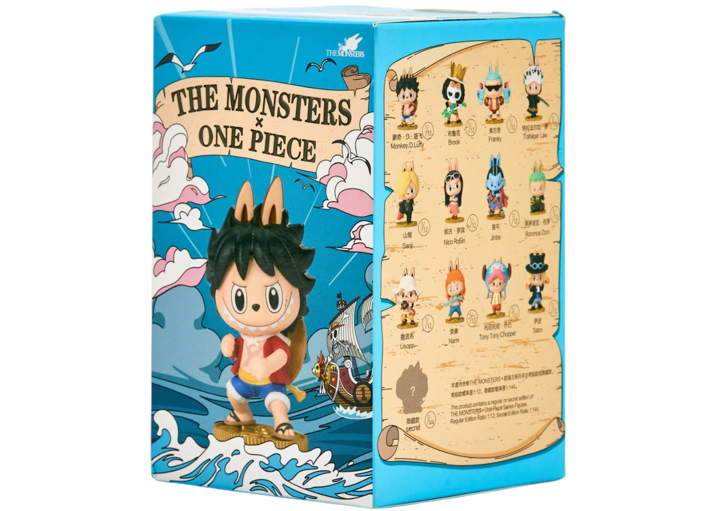 Pop Mart Labubu The Monsters x One Piece Series Single Blind Box
