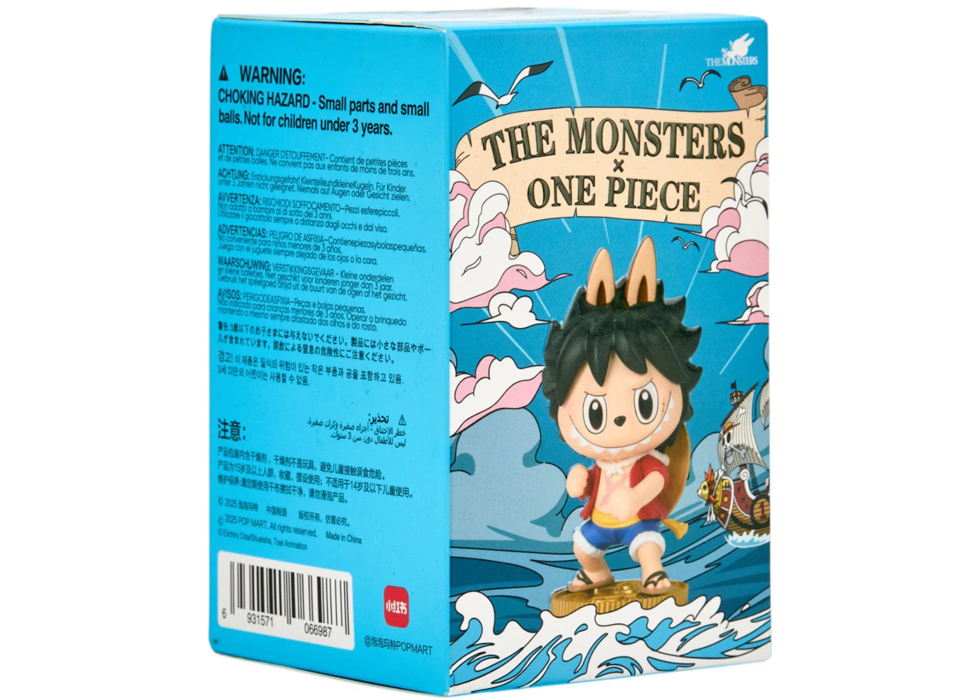 Pop Mart Labubu The Monsters x One Piece Series Single Blind Box