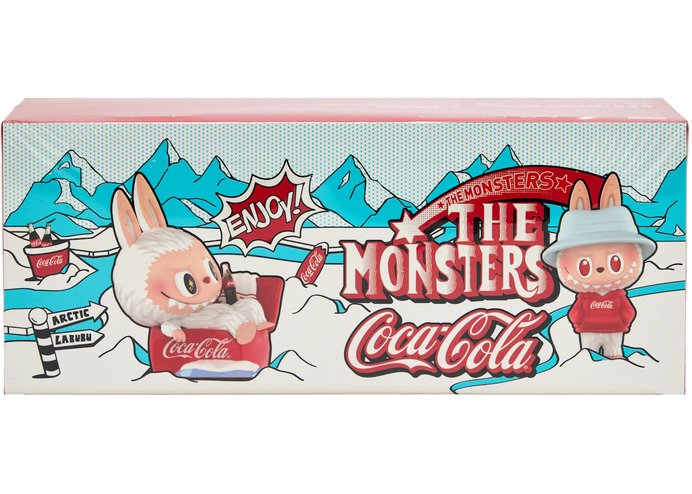 Pop Mart The Monsters Labubu Coca-Cola Serie Versiegelter Karton (10 Blindboxen)