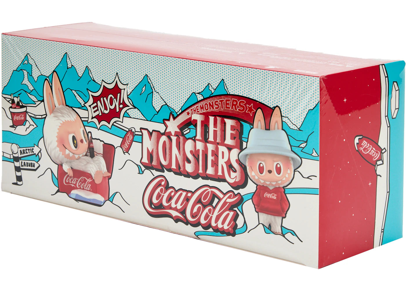 Pop Mart The Monsters Labubu Coca-Cola Serie Versiegelter Karton (10 Blindboxen)