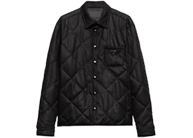 Prada Padded Cashmere Shirt Black