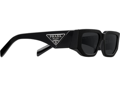 Prada Rechteckige Sonnenbrille Schwarz (SPR 09Z 1AB-5S0)