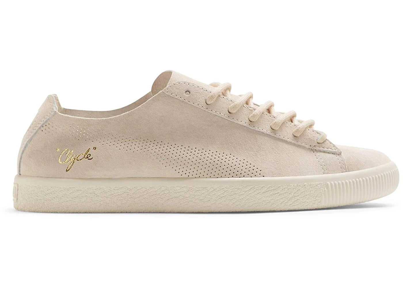 Puma Clyde BAIT Swan Gold