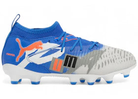Puma Future 8 Match Forever FG/AG Jr White Ultra Blue Feather Gray Black Glowing Red (GS)