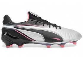 Puma King Ultimate FG/AG Silver Black Sun Struck White