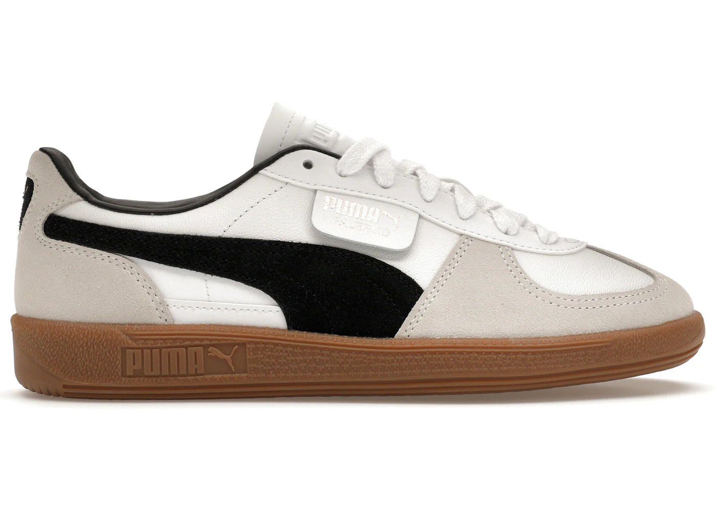 Puma Palermo Leather White Vapor Grey Gum