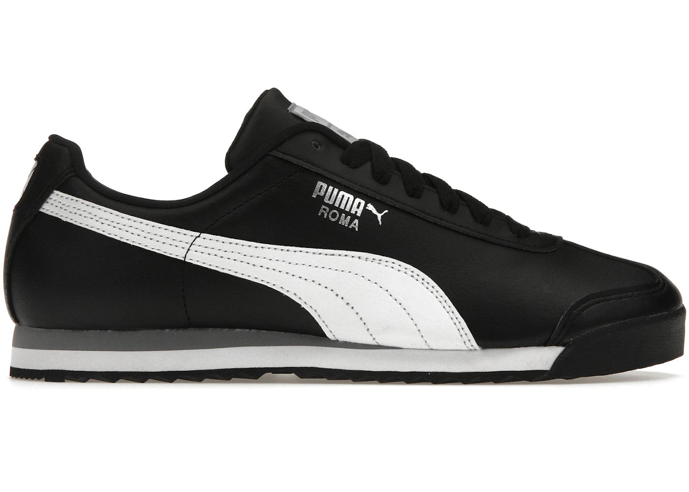Puma Roma Basic Black-White-Puma Silver