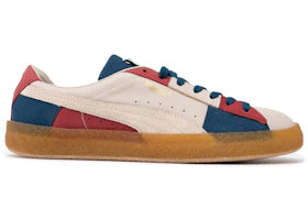 Puma Suede Crepe Patch Peyote Blue Red