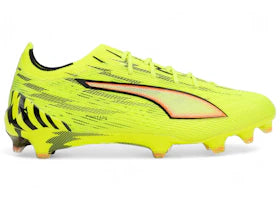 Puma Ultra 6 Ultimate FG Yellow Alert Black Glowing Red Lime Squeeze