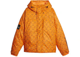 Puma x Pleasures Puffer Full Zip Jacket Orange Glo