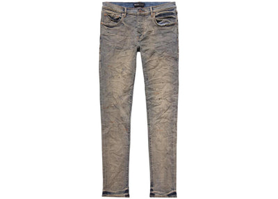 Purple Brand Indigo Oil Repair Jeans Indigo