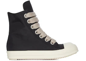 Rick Owens DRKSHDW Concordians Jumbo Lace High Black Milk Nylon Canvas