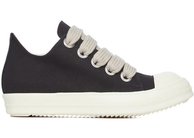 Rick Owens DRKSHDW Jumbolace Low Sneaks Black Milk