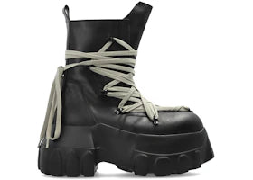 Rick Owens Megalace Mega Tractor Boot Black/Pearl/Black