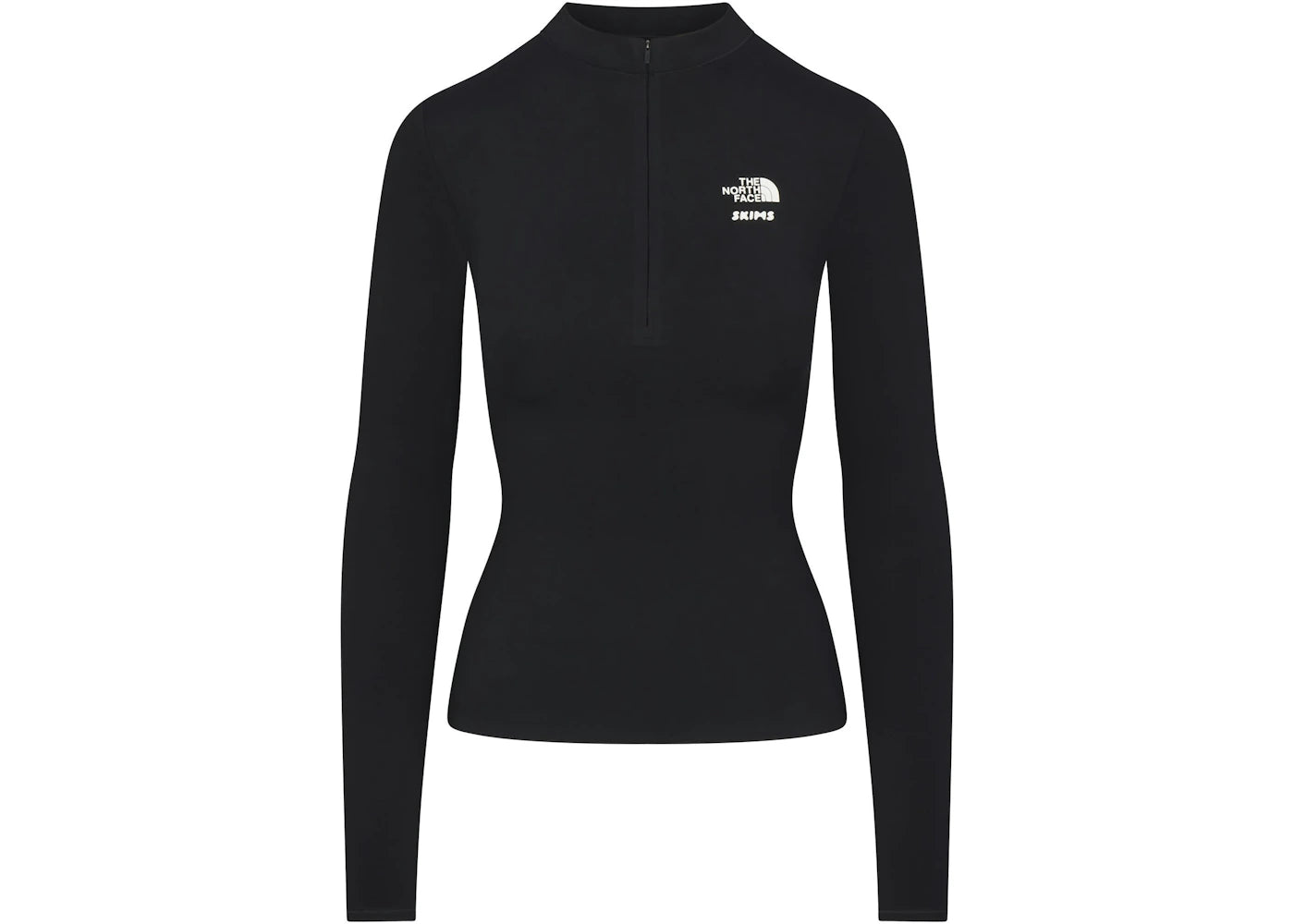 SKIMS x TNF Refina Long Sleeve Top Onyx