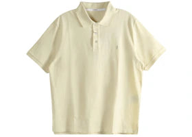 Saint Laurent Classique Bande Polo Shirt Jonquille Vert