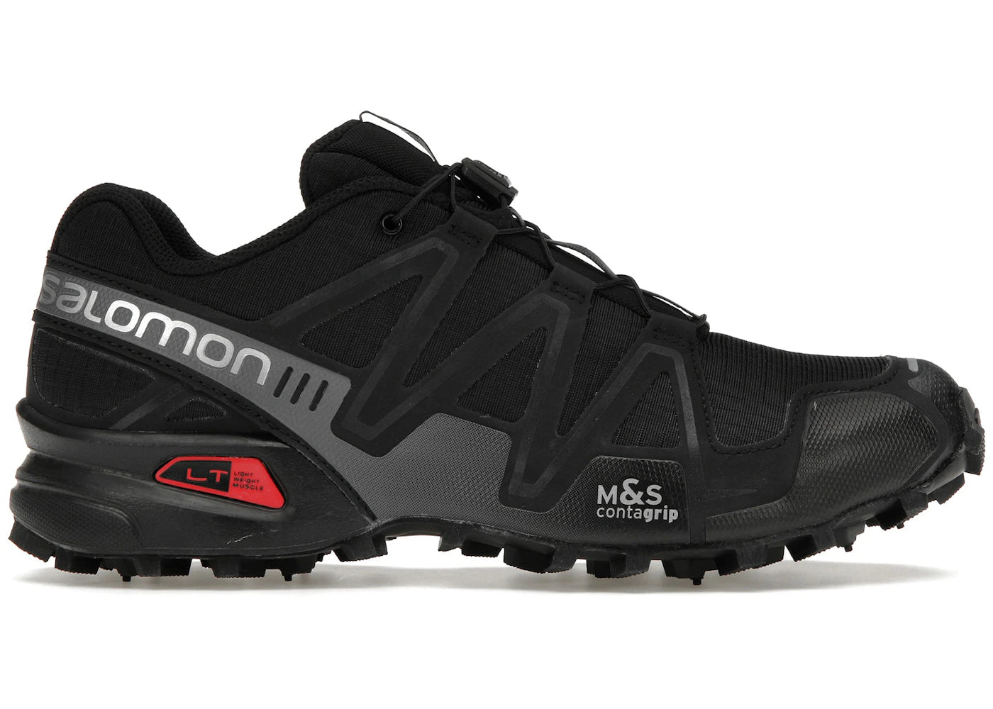 Salomon Speedcross 3 Black Quiet Shade Red