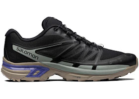 Salomon XT-Wings 2 Black Khaki Aqua Grey Purple
