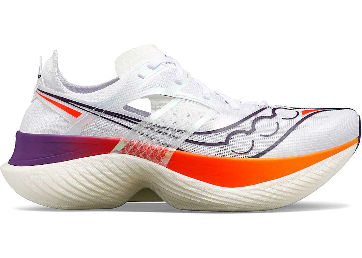 Saucony Endorphin Elite White Vizired