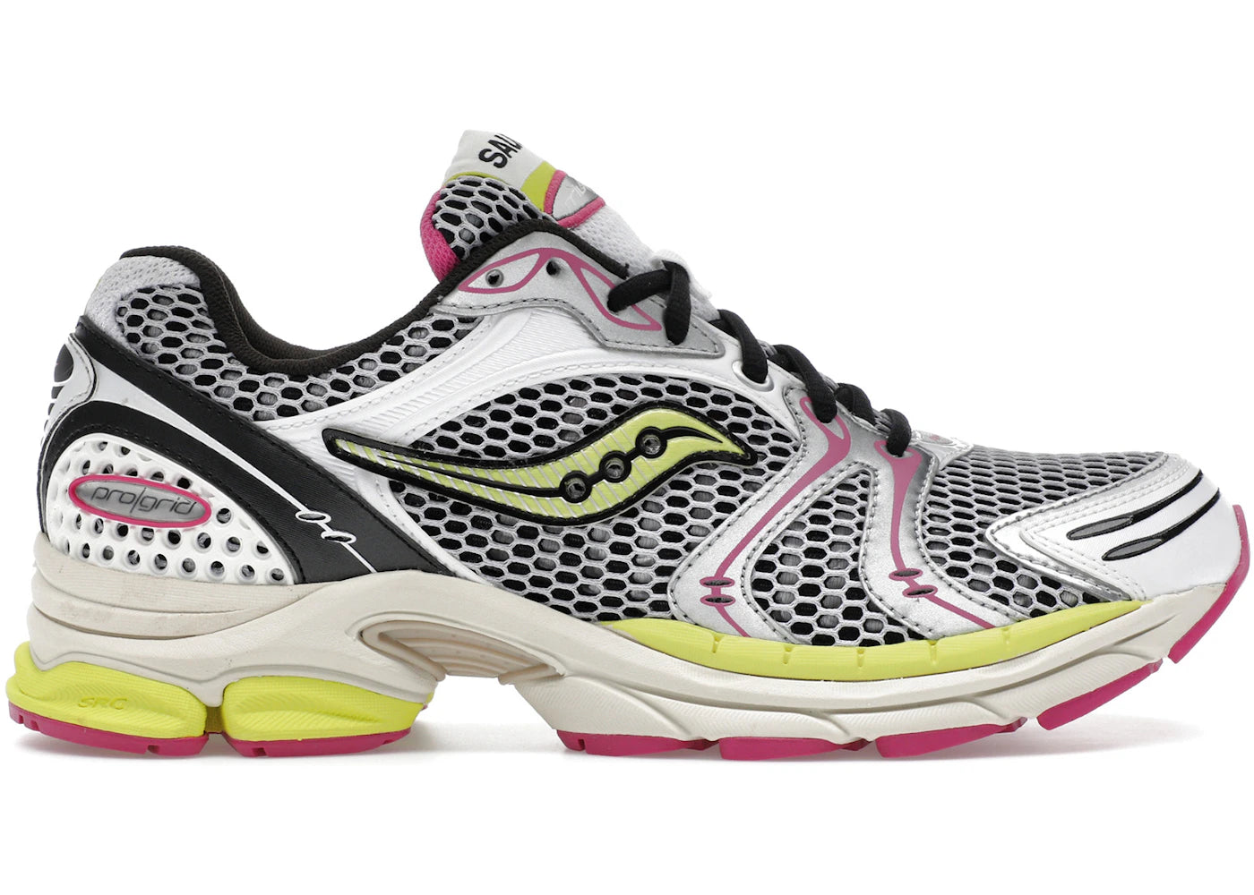 Saucony ProGrid Triumph 4 White Fluo Pink