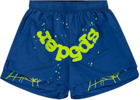 Sp5der OG Web Double Layer Short Blue/Green