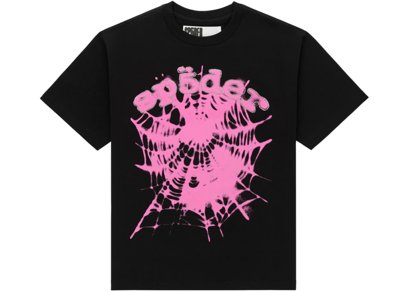 Sp5der Scattered OG Web V2 Tee Black
