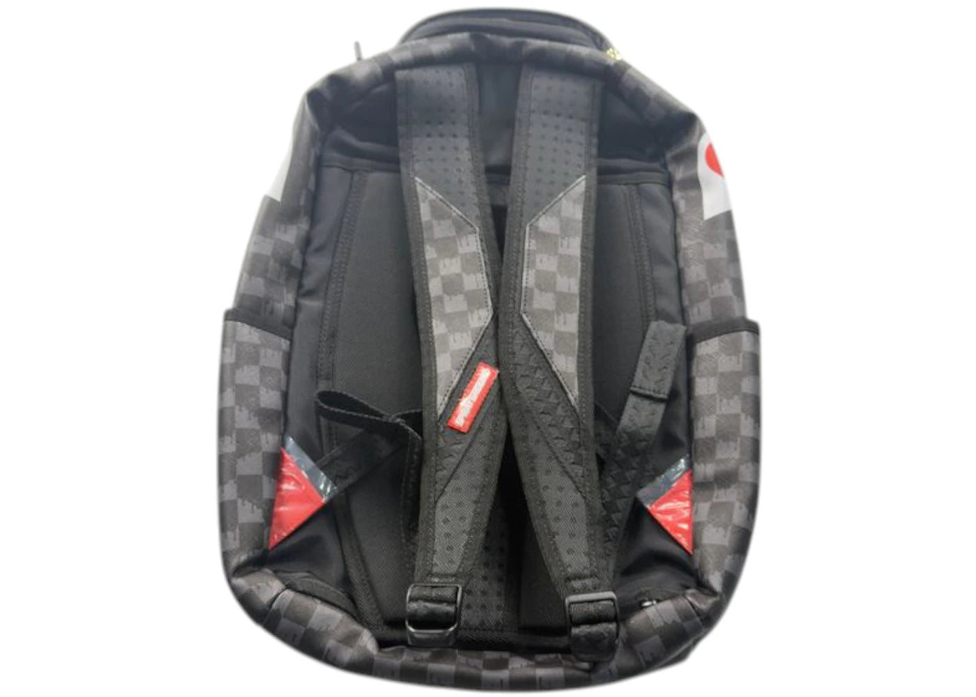 Sprayground Drip Check Shark Backpack Black
