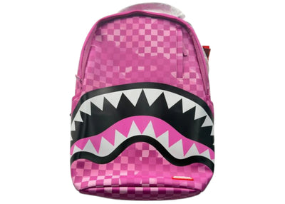 Sprayground Pink Camocheck Backpack Multicolor