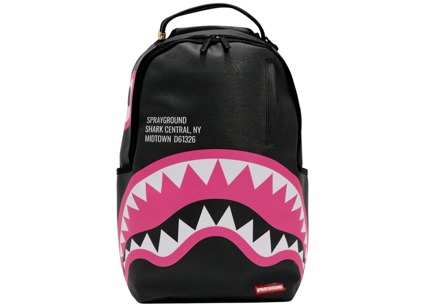 Sprayground Shark Central Pink DLXSV Backpack Black/Pink | Resell L