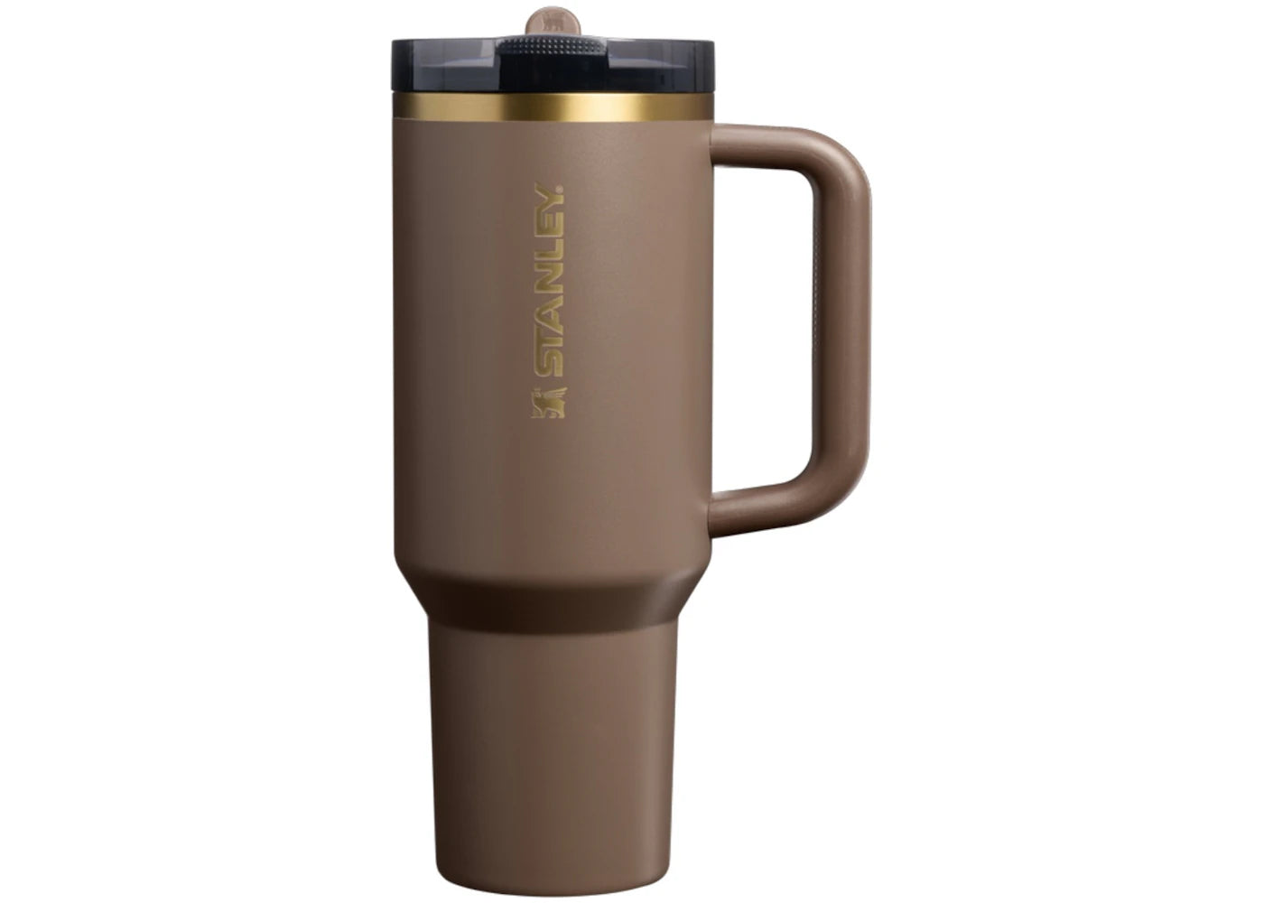 Stanley The Quencher ProTour Flip Straw 40oz Tumbler Espresso Gold sneakers - authentic Stanley shoes