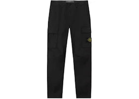 Stone Island 3100032 Regular Tapered Fit Cargo Trousers Black