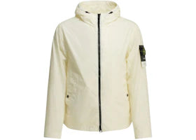 Stone Island Crinkle Reps NY Windbreaker White