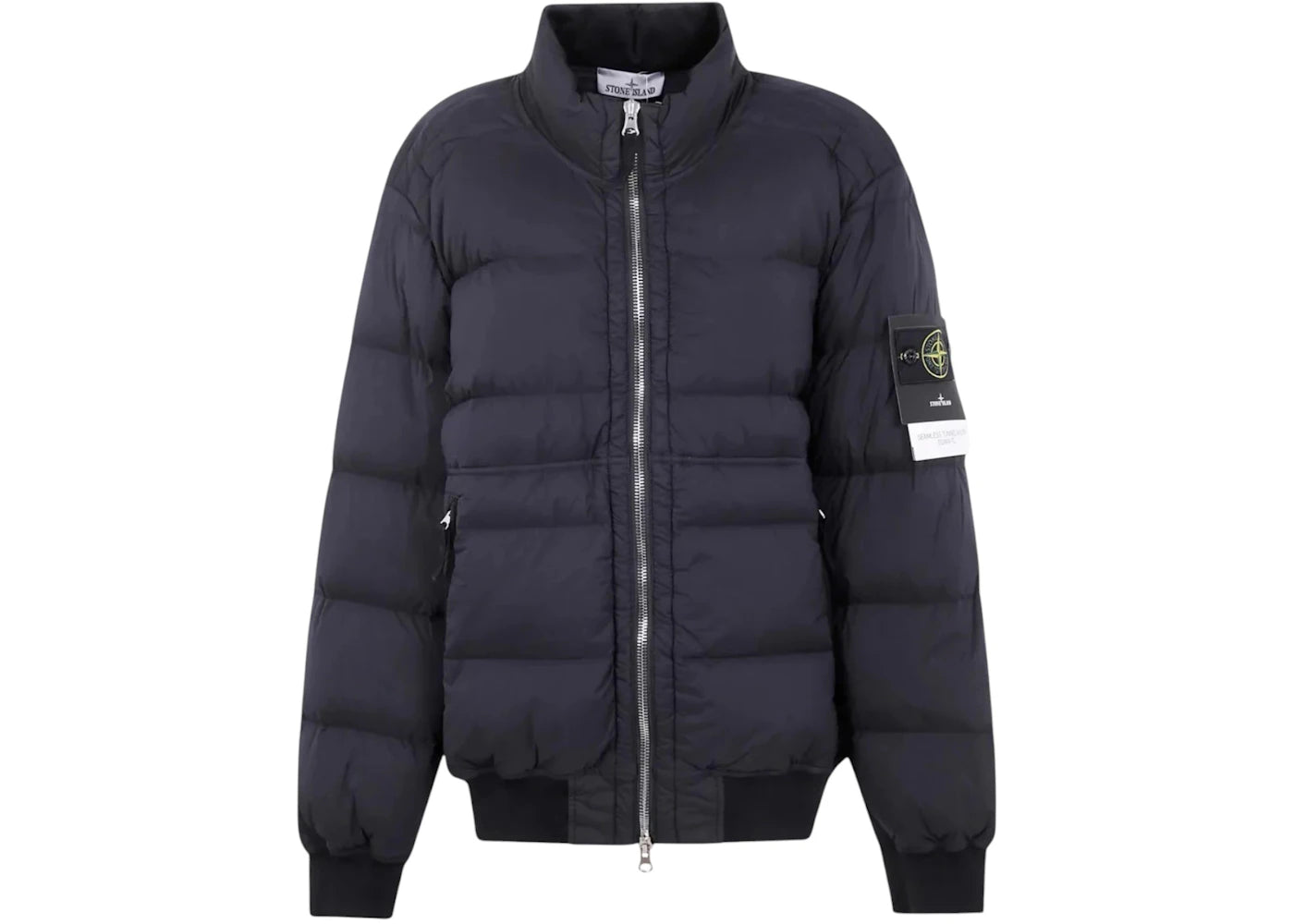 Stone Island Urban Puffer Bomber Jacket Black