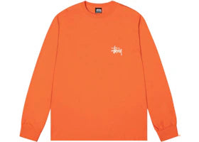 Stussy Basic Long-Sleeve Tee Coral