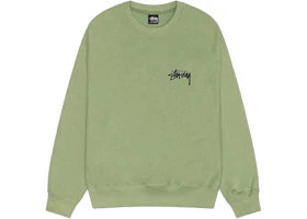 Stussy Classic Dot Crew Moss