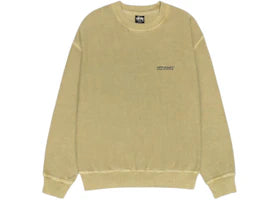 Stussy Jumbo Pig. Dyed Crew Elm