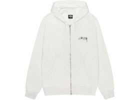 Stussy Modern Age Pig Dyed Zip Hoodie Natural